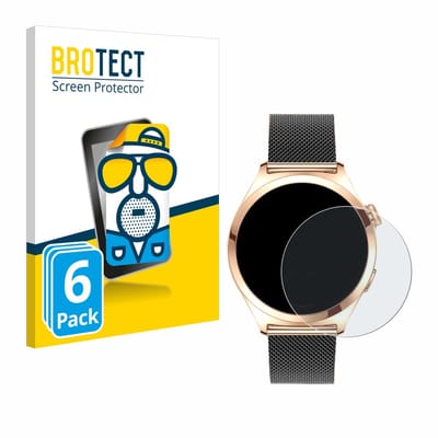 BROTECT - Screenprotector voor Niolina Smartwatch 1.27" - Folie Beschermfolie matte 6 Stuks