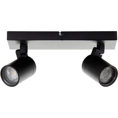 Aquavive Plafondspot Irminio Zwart 2xgu10 5w