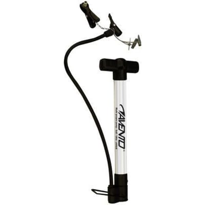 Avento Multifunctionele Pomp met drukmeter - Fietspomp - Staande pomp - Aluminium - Incl. 3 opzetstukken