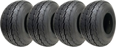 18.5x8.50-8 Aanhangwagenband, 6-laags, geschikt voor hoge snelheden, goedgekeurd voor de openbare weg, 425 kg, 215/60-8 (set van 4)