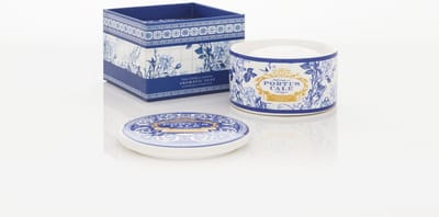 Handzeep - keramiek juwelendoosje - Castelbel- Portus Cale Gold&Blue - zeep - cadeauverpakking - Portugees