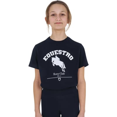 Meisjes-T-shirt Equestro Jumping Horse Club