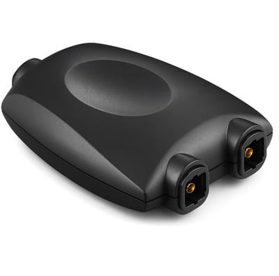 Optische splitter - Toslink female - Zwart - Allteq