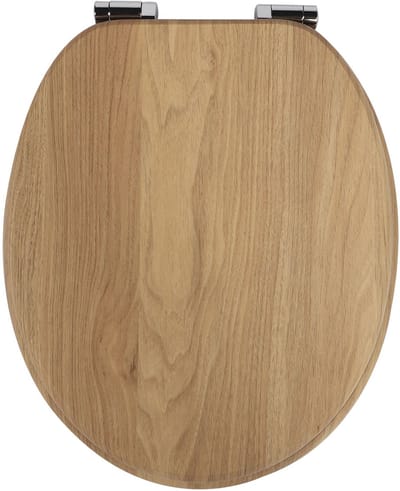 Namajunas - WC-brillen - Wc bril softclose - Toilet bril - Universele vorm WC Bril - MDF hout - Antibacterieel - Wabi-Sabi Hout - Met Deksel - RVS Bevestiging - Easy Clean - Snelle montage en demontage - Inclusief Bevestigingsmateriaal