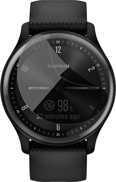 Privacy Screenprotector geschikt voor Garmin Vivomove Sport - 1x FlexGuard Screen Protector
