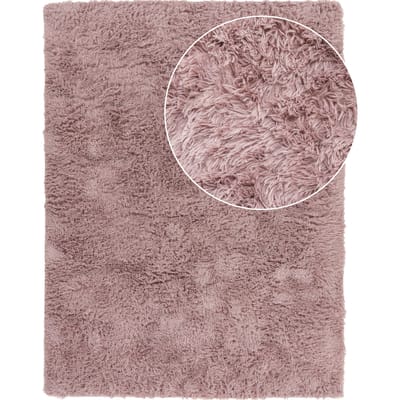 Hoogpolig tapijt Silvana roze 120x160 cm