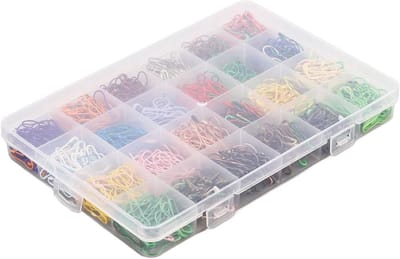 Kalebas Veiligheidsspelden - Pompoen Pinnen - Kleding Labels - Duurzaam IJzer Materiaal - 1200 Stuks - 24 Kleuren