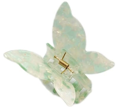 Dailygoods- Haarclip sterke grip - Vlinderhaarclip - Antislip haarspelden - Haarklemmen - Haaraccessoires dames - Afmetingen 7,9 x 6,5 cm - Haarklem
