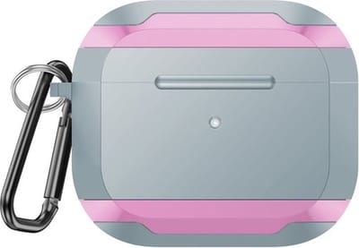 By Qubix - AirPods 3 hoesje - TPU - Anti fall series - Zilver / Roze
