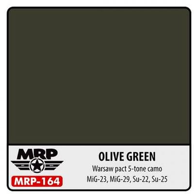 Mr. Paint MRP-164 - Olive Green – 30 ml verf voor Airbrush & Detailwerk