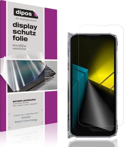 dipos – 4x Beschermfolie geschikt voor DOOGEE Blade10 Ultra Energy | Krasbestendige & heldere Screenprotector Ultra-Thin