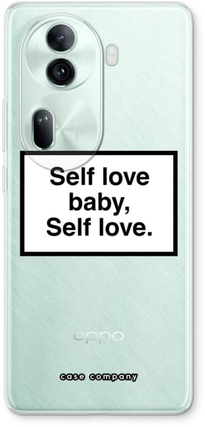 Case Company® - Hoesje geschikt voor Oppo Reno 11 Pro hoesje - Self love - Soft Cover Telefoonhoesje - Bescherming aan alle Kanten en Schermrand
