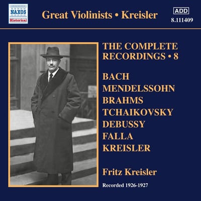 Fritz Kreisler - The Complete Recordings, Vol. 8 (CD)