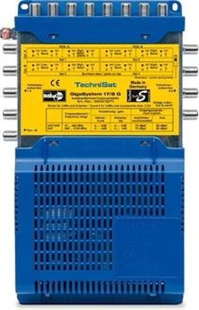 TechniSat GigaSystem 17/8 G Satelliet Blauw, Geel TV set-top box