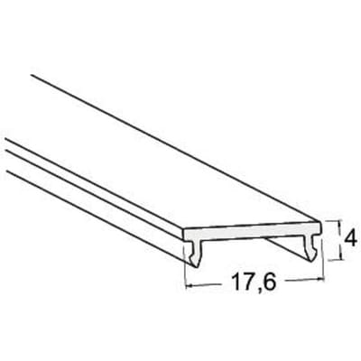 BRUMBERG One click hoes, transparant, 1 meter