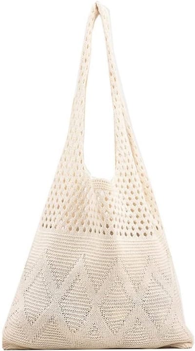 Gehaakte Tas - Schoudertas Hobo - Dagelijks Gebruik - Grote Capaciteit - 36 x 36 cm - Niet gespecificeerd