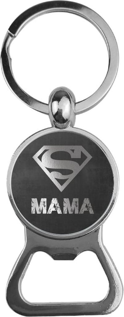 Bieropener Glas -  Super Mama