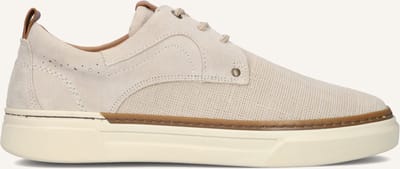 Mazzeltov Heren Lage sneakers Rome - Beige - Textiel - Maat 40