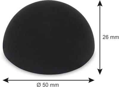 Siliconen elastomeer dempers set van 4 voor hifi-apparaten en luidsprekers