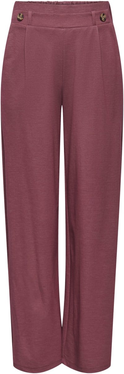 Jacqueline de Yong Broek Jdybirdie Geggo Long Pant Jrs Noos 15320882 Oxblood Red/melange Dames Maat - W34 X L32