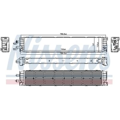 Radiator, motorkoeling NISSENS 606401