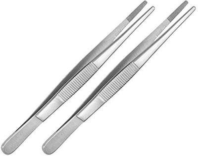 Set van 2 RVS Kookpincetten van 13 cm - Perfect voor Grillen en Koken