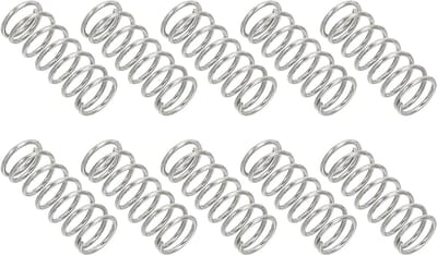 Compressieveren - Kleine veren Penveren - Reparatie en Onderhoud - Roestbestendig - 0.6x6x15mm - Zilver