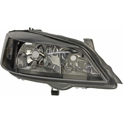 Opel Astra G, 1998 - 2004 - koplamp, Coupe/Cabrio, HB3+H7, elektr verstelb, zwart huis, rechts