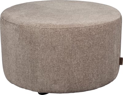 Dutchbone Rocca Poef Cappuccino