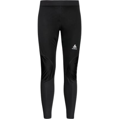 Odlo Loopbroek Zeroweight Warm ZWART - Maat S