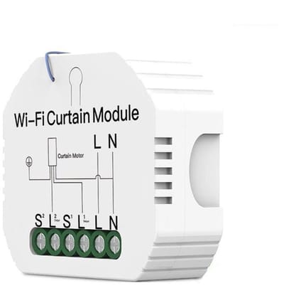 Wifi Rolluikmodule – Bediening via App, Alexa & Google Home – Geen Hub Nodig – Past Achter Bestaande Schakelaar