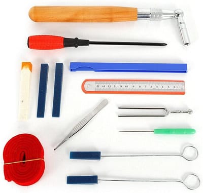 Piano Stemgereedschap - Stemkit Accessoires - Piano Onderhoud - Houten Handvat - 13 Delig - Niet Gespecificeerd