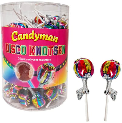 Candyman Discololly's, silo 100 stuks
