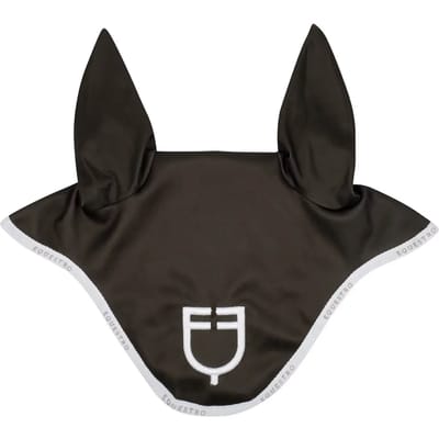 Korte muts van technische stof met logo Equestro