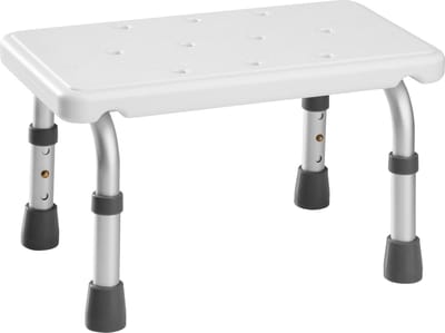 tectake® Douchekruk - Douchebank, Badkuip Instaphulp, Badopstapje van Aluminium Frame - In Hoogte Verstelbaar - Diverse Modellen - (Nr. 402511)