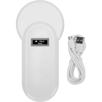 Scanner de Puce pour Animaux de Compagnie 134.2KHZ Affichage Numérique Haute Sensibilité Portable Lecteur de Puce pour Animaux pour