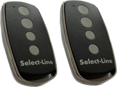 2 stuks Select-Line NIEUWE TYPE Handzender 4-kanaals 868 MHz