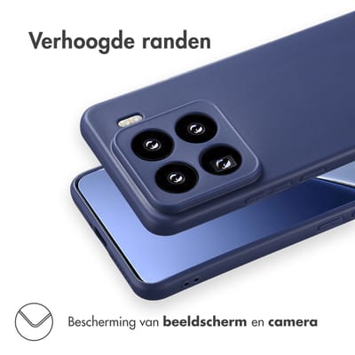 imoshion Hoesje - Geschikt voor Xiaomi 15 Pro - Color Backcover - Donkerblauw