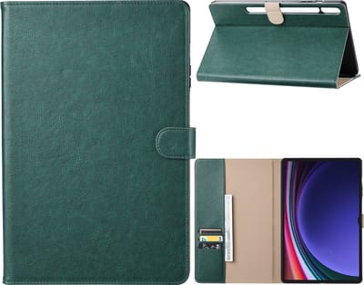 Hoes geschikt voor Samsung Galaxy Tab S9 2023 11 inch Tablet Hoesje Kunstleer Luxe Magnetisch Case Cover