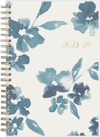 Academische Agenda 2023-2024 Week- en Maandplanner 13x20 cm Flexibele Omslag