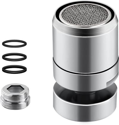 Allecto - Her Kindness Perlator - Waterbesparend kraanopzetstuk - 360° draaibaar - Geschikt voor M22 en M24 - Perfect voor keuken en badkamer