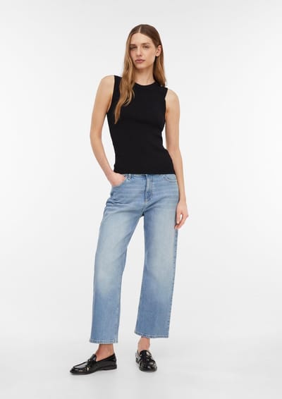 High Waist Straight Jeans Dames COMMA