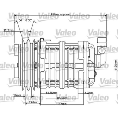 Airco-compressor VALEO 815800