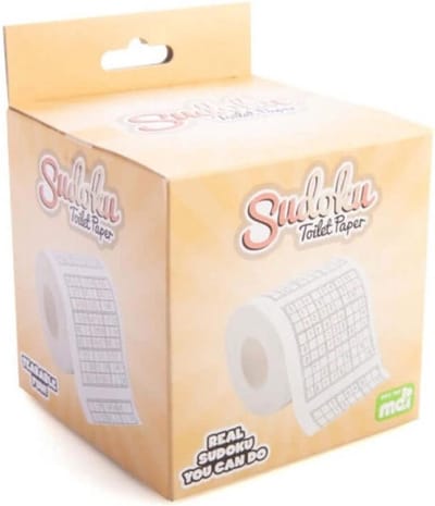 Sudoku Puzzel Toiletpapier Nieuwigheid Rol