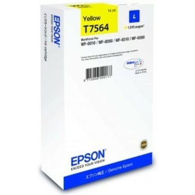 Epson T7564 inktcartridge geel (origineel)
