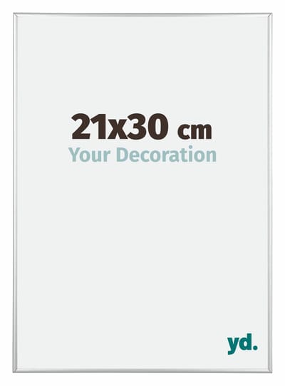 Your Decoration - Fotolijst 21x30 cm - Aluminium - Zilver Hoogglans - Kent