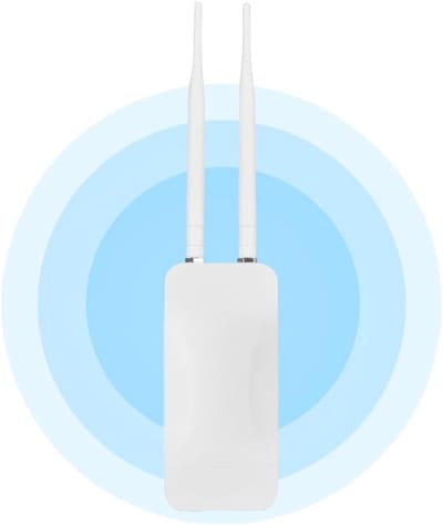 CLVP® WiFi Versterker Stopcontact – Dual Band WiFi Booster – Internet Range Extender – Max