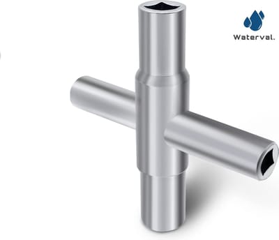 Waterval Moersleutel Tool voor Openen en Sluiten - dorpelsleutel Sillcock of Spigots 4-delige Sillcock Sleutel