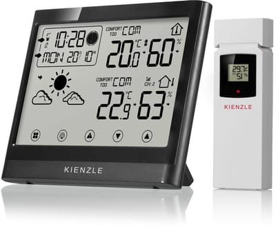 Kienzle Weerstation - TempTrend Neo - Thermo-, Hygrometer - Zwart