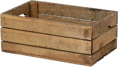 Houten Kist - Klein, Bruin / Opbergkist / Geschenkverpakking / Gift / Kado